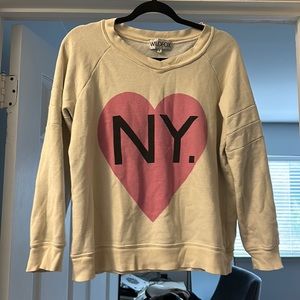 Wildfox NY ❤️ CA sweatshirt